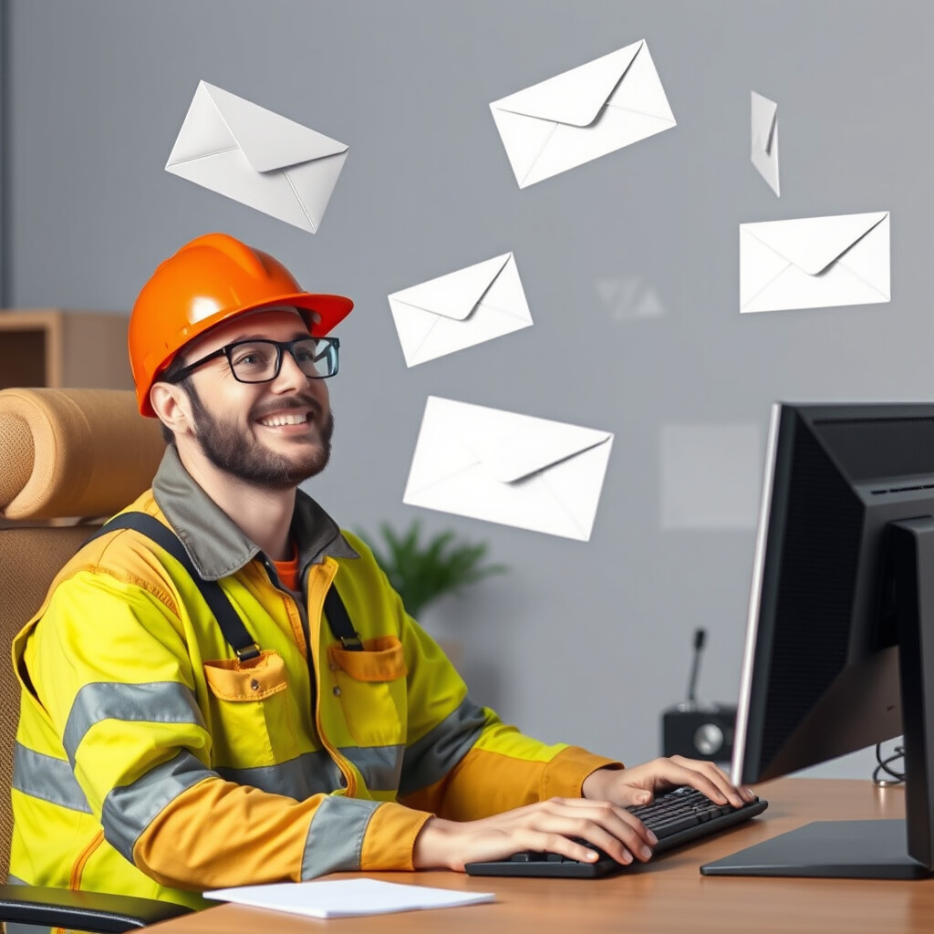 Bauleiter versendet Briefe online